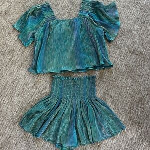 Queen Of Sparkles Swing Shorts and Top Set